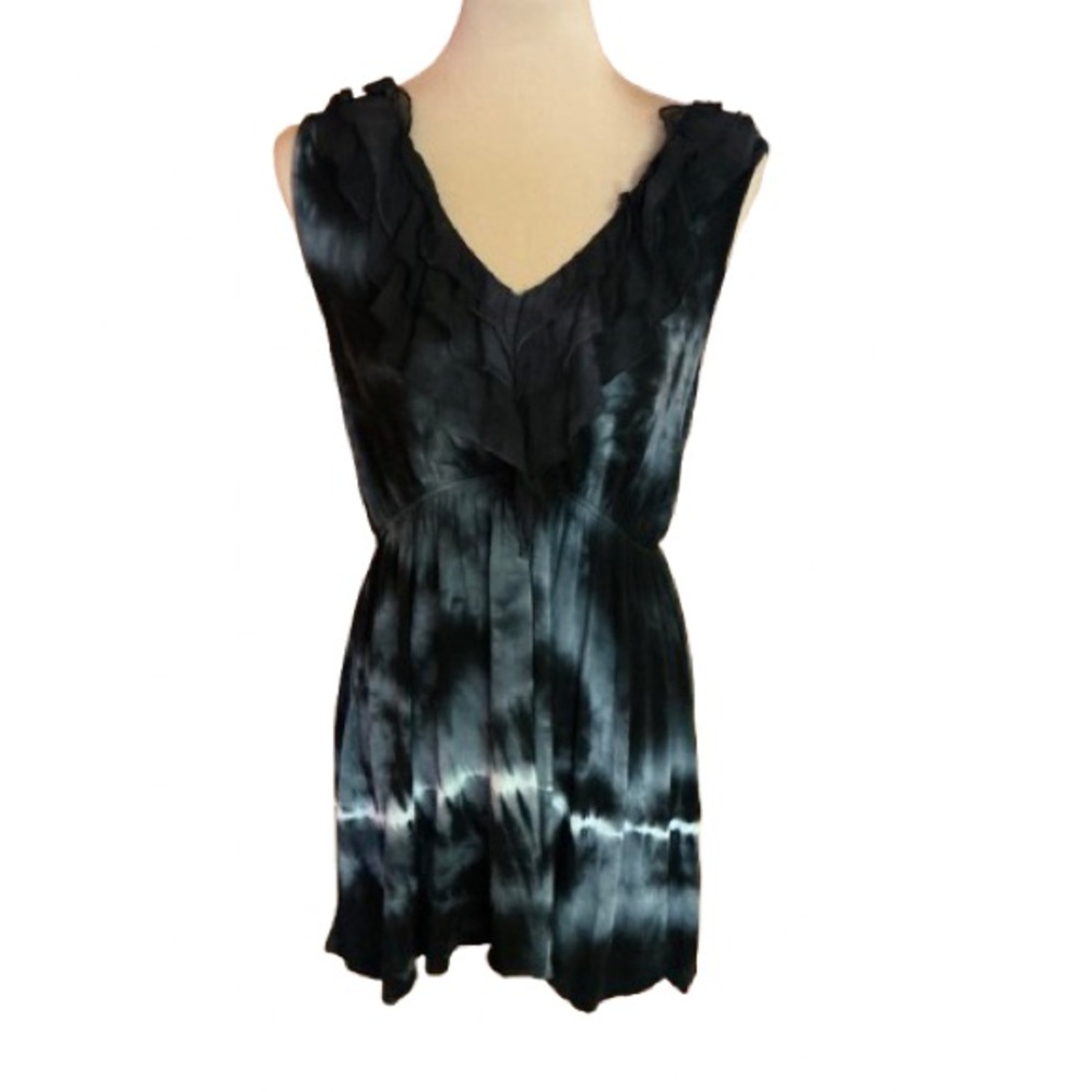 Speechless black tie dye tunic